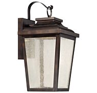 The Great Outdoors Irvington Manor Led 17 Inch Outdoor Wall Light in Chelesa Bronze