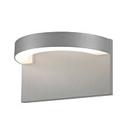 Sonneman Cusp 5.25 Inch LED Wall Sconce in Textured Gray