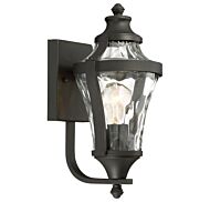 The Great Outdoors Libre 14 Inch Outdoor Wall Light in Black