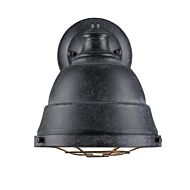 Golden Bartlett 10 Inch Wall Sconce in Black Patina