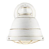 Golden Bartlett 10 Inch Wall Sconce in French White