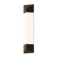 Sonneman Triform 24 Inch LED Wall Sconce in Textured Bronze