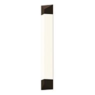 Sonneman Triform 36 Inch LED Wall Sconce in Textured Bronze