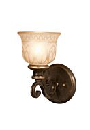 Crystorama Norwalk 11 Inch Wall Sconce in Bronze Umber