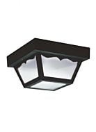 Sea Gull Ceiling 2 Light 10 Inch Outdoor Ceiling Light in Clear