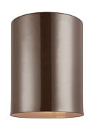 Sea Gull Cylinders Outdoor Ceiling Light in Bronze