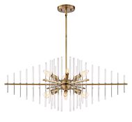 Reeve 12-Light Island Pendant in Burnished Antique Brass
