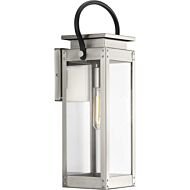 Union Square 1-Light Wall Lantern in Stainless Steel
