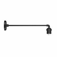 The Great Outdoors 8 Inch RLM Lighting Wall Mount in Black