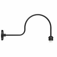 The Great Outdoors 16 Inch RLM Lighting Wall Mount in Black