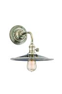 Hudson Valley Heirloom 9 Inch Wall Sconce in Historical Nickel