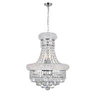 CWI Lighting Empire 6 Light Chandelier with Chrome finish