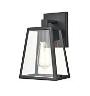Grant 1-Light Outdoor Lantern in Powder Coat Black