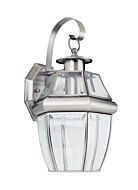 Sea Gull Lancaster 14 Inch Outdoor Wall Light in Antique Brushed Nickel