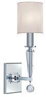 Crystorama Paxton 17 Inch Wall Sconce in Polished Nickel