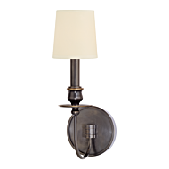 Hudson Valley Cohasset 14 Inch Wall Sconce in Old Bronze