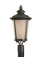 Sea Gull Cape May 23 Inch Outdoor Post Light in Burled Iron