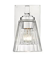 Lyna 1-Light Wall Sconce in Chrome 