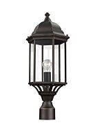 Sea Gull Sevier 22 Inch Outdoor Post Light in Antique Bronze