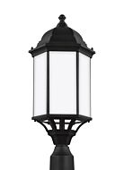 Sevier 1-Light Outdoor Post Lantern in Black