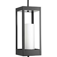 Patewood 1-Light Hanging Lantern in Black