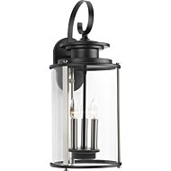 Squire 3-Light Large Wall Lantern in Black