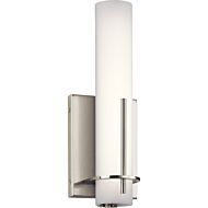 Elan Traverso 13 Inch LED Wall Sconce in Brushed Nickel