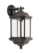 Sea Gull Kent 19 Inch Outdoor Wall Light in Black