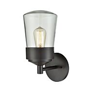 Mullen Gate 1-Light Outdoor Wall Sconce in Oil Rubbed Bronze