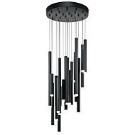 Soho 24-Light LED Pendant in Black