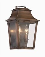Coventry 2-Light Wall Sconce in Copper Patina