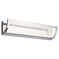 Roone 1-Light LED Linear Bathroom Vanity Light in Chrome