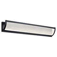 Roone 1-Light LED Linear Bathroom Vanity Light in Matte Black