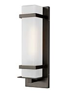Sea Gull Alban LED Outdoor Wall Light in Antique Bronze