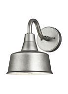 Sea Gull Barn Light LED Outdoor Wall Light in Weathered Pewter
