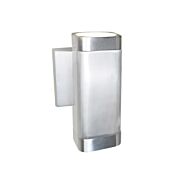 Maxim Lightray 6.5 Inch 2 Light LED Outdoor Wall Mount in Brushed Aluminum