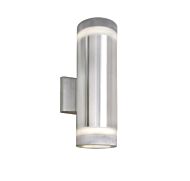 Maxim Lightray 12 Inch 2 Light LED Outdoor Wall Mount in Brushed Aluminum