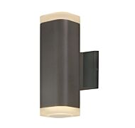 Maxim Lightray 3.5 Inch 2 Light Outdoor Wall Mount in Architectural Bronze