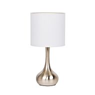 Table Lamp 1-Light Table Lamp in Brushed Polished Nickel