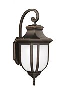 Sea Gull Childress 15 Inch Outdoor Wall Light in Antique Bronze
