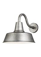 Barn Light 1-Light Outdoor Wall Lantern in Weathered Pewter