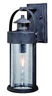 Cumberland 1-Light Motion Sensor Outdoor Wall Light in Rust Iron