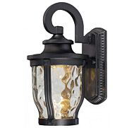 The Great Outdoors Merrimack™ Led 12 Inch Outdoor Wall Light in Black