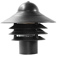 Mariner 1-Light Matte Black Post Mount Light
