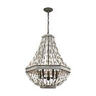 Summerton 5-Light Chandelier in Washed Gray