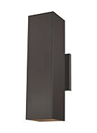 Pohl 2-Light Outdoor Wall Lantern in Bronze