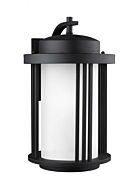 Sea Gull Crowell 20 Inch Outdoor Wall Light in Black