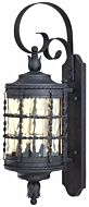The Great Outdoors Mallorca 2 Light 28 Inch Outdoor Wall Light in Spanish Iron