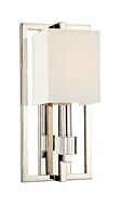 Dixon 1-Light Wall Mount in Polished Nickel