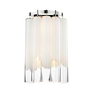 Hudson Valley Tyrell 2 Light 21 Inch Wall Sconce in Polished Nickel